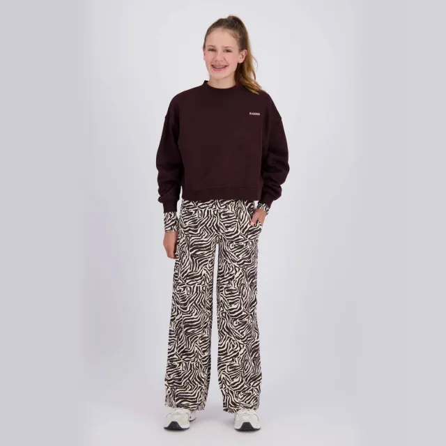 Raizzed sweater - bruin