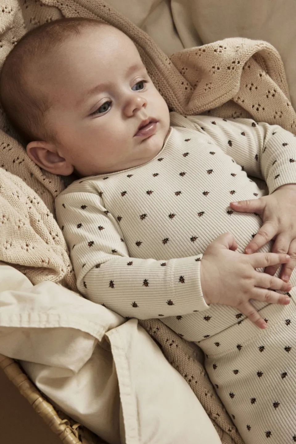 Lil' Atelier BABY romper NBNLAGO offwhite/rood, foto 3