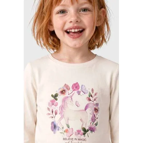 s.Oliver longsleeve met print ecru, foto 7