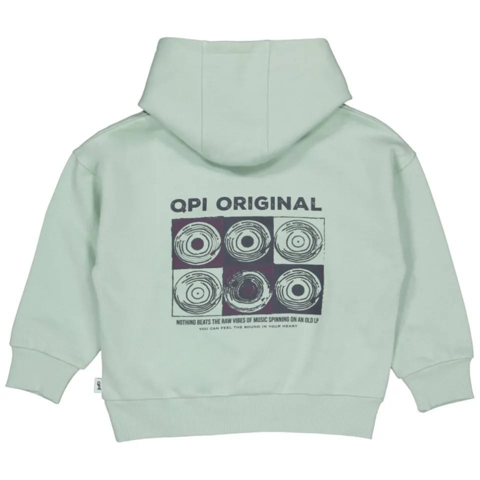QPI hoodie met backprint - blauw, foto 2