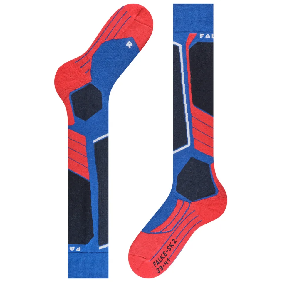 Falke SK2 heren skisokken blauw, foto 3