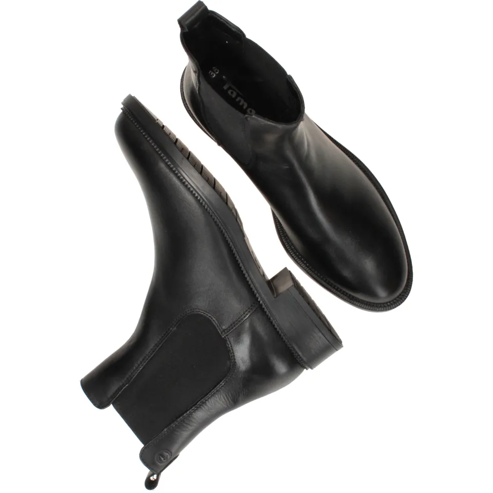 Tamaris Chelseaboots Dames Zwart, foto 5