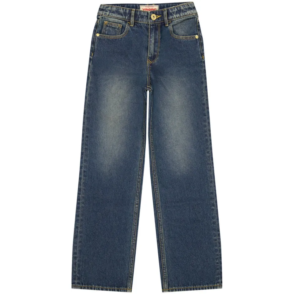 Vingino Cato wide leg jeans - donkerblauw, foto 2