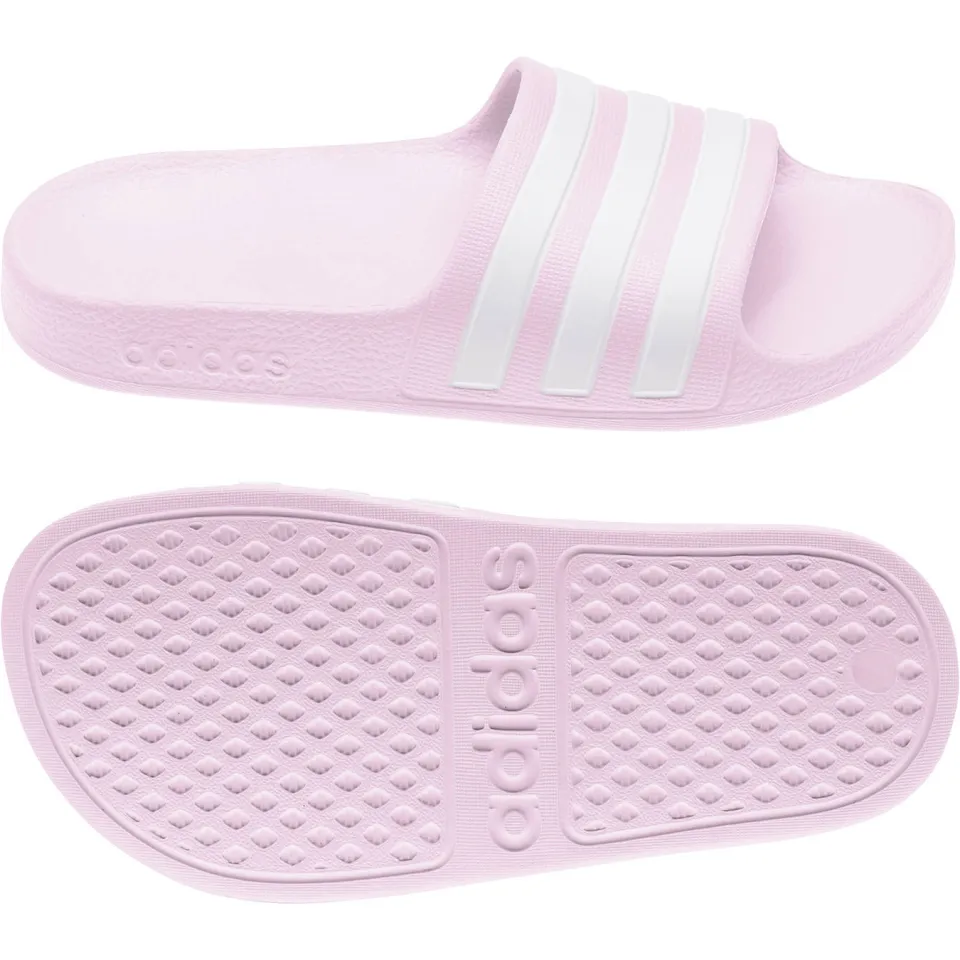 Adidas Adilette Aqua badslipper roze wit, foto 6