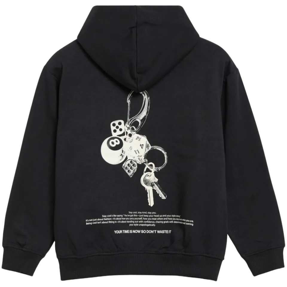 s.Oliver sweater met backprint - zwart, foto 2