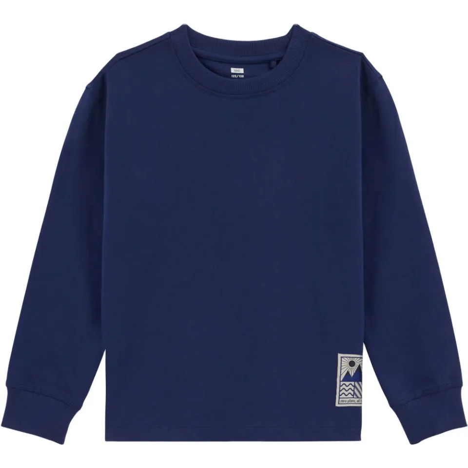 WE Fashion longsleeve donkerblauw, foto 2