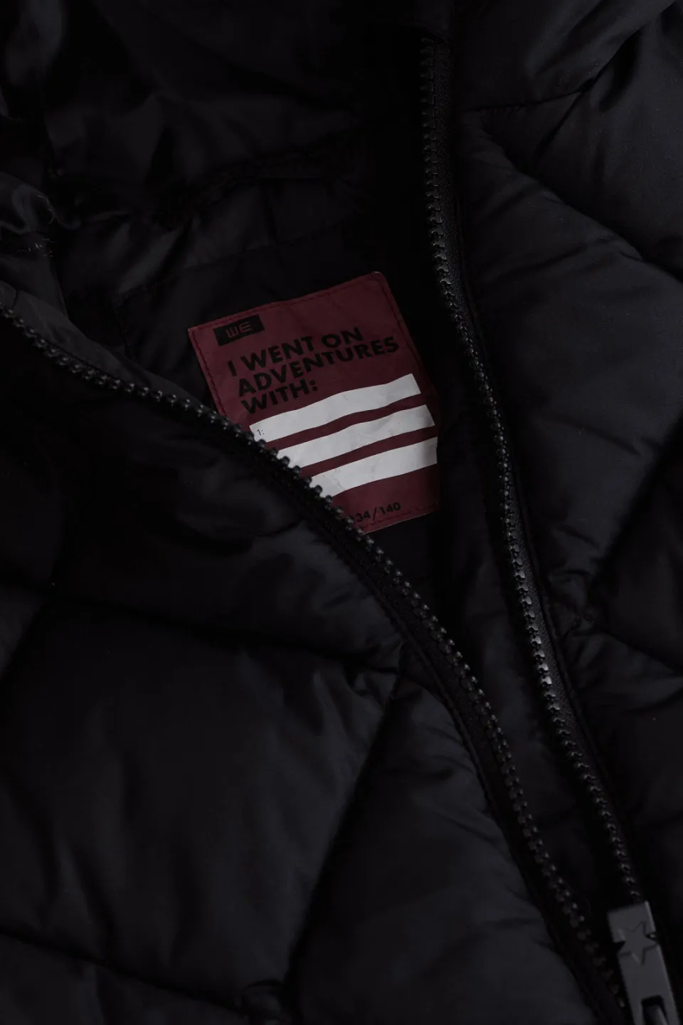 WE Fashion quilted gewatteerde jas zwart, foto 5