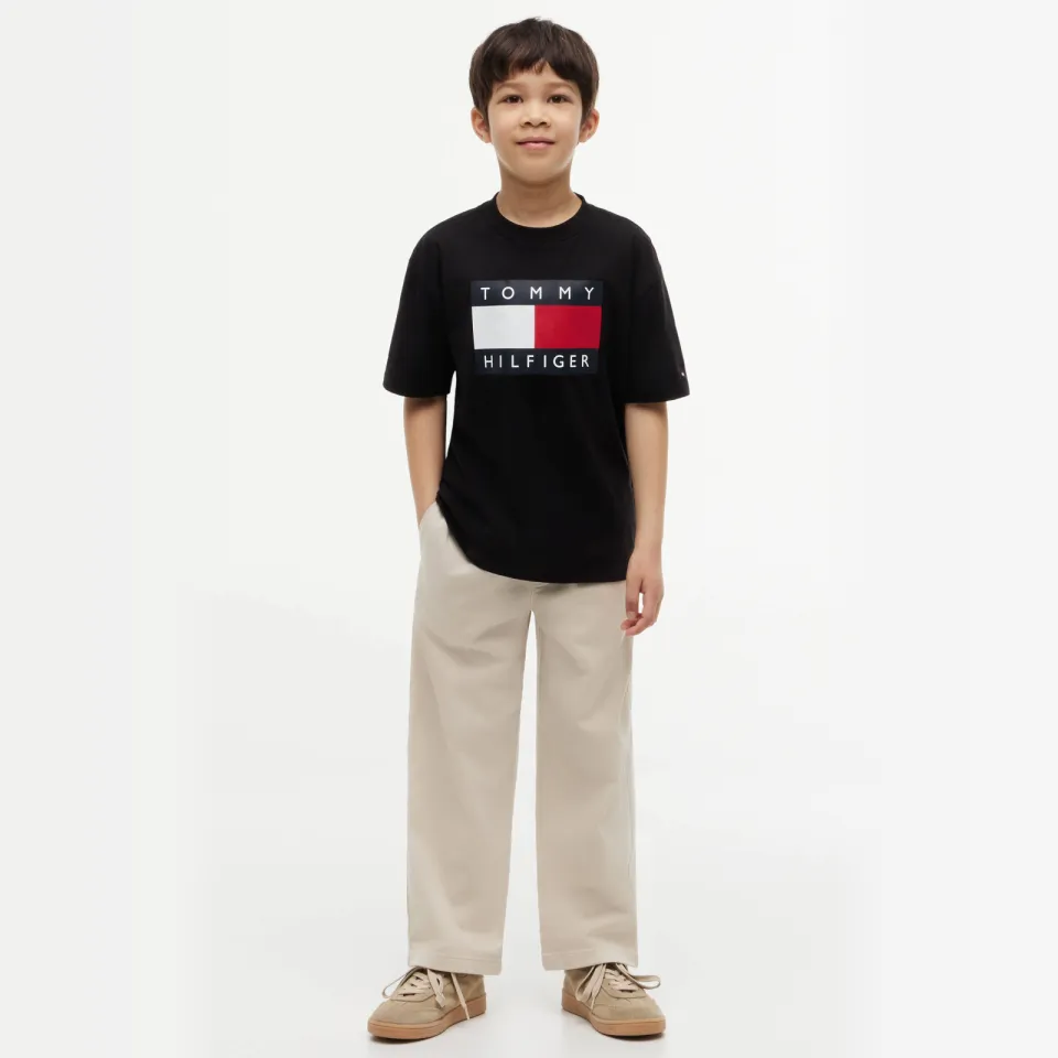 Tommy Hilfiger T-shirt zwart met logo