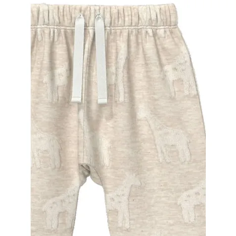 s.Oliver relaxed fit babybroek met print beige, foto 3