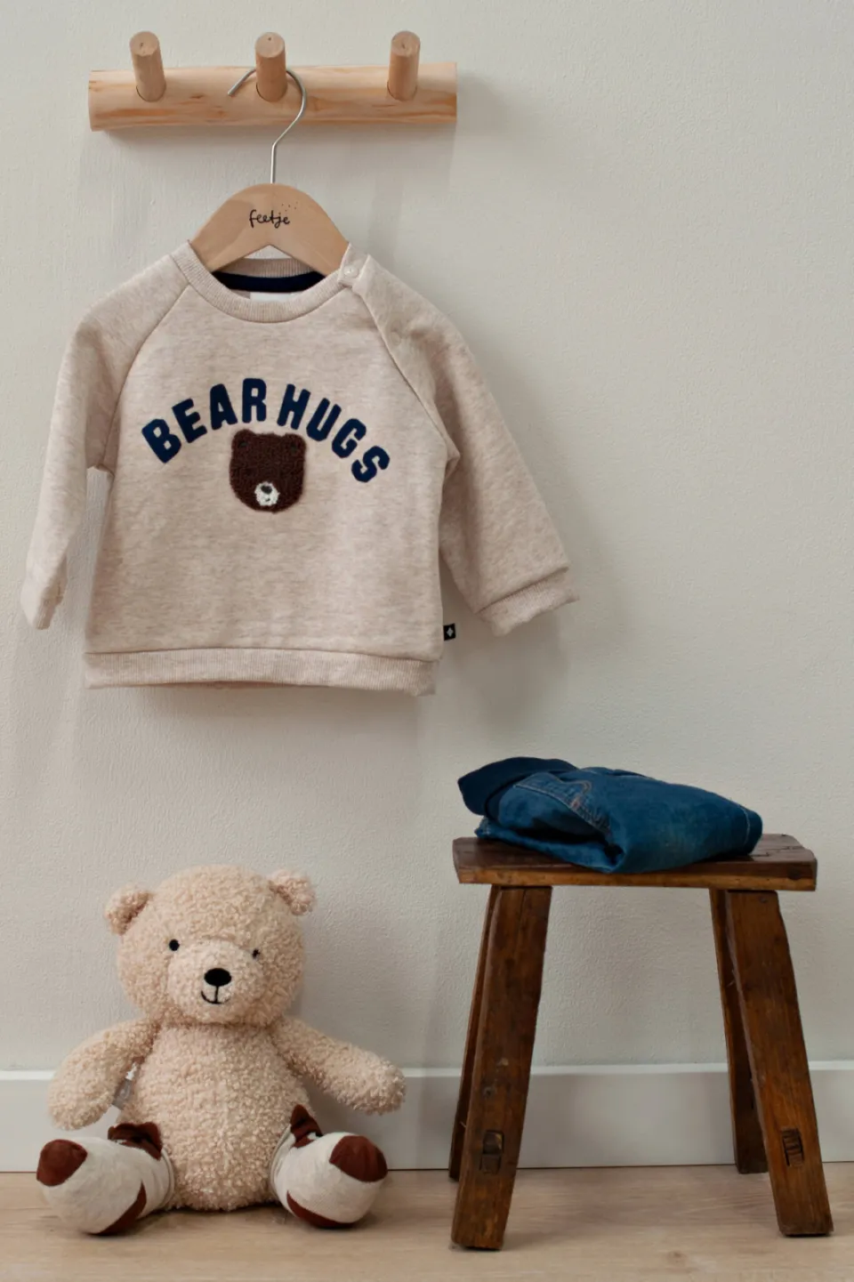 Feetje sweater Winter Denims ecru/bruin, foto 5