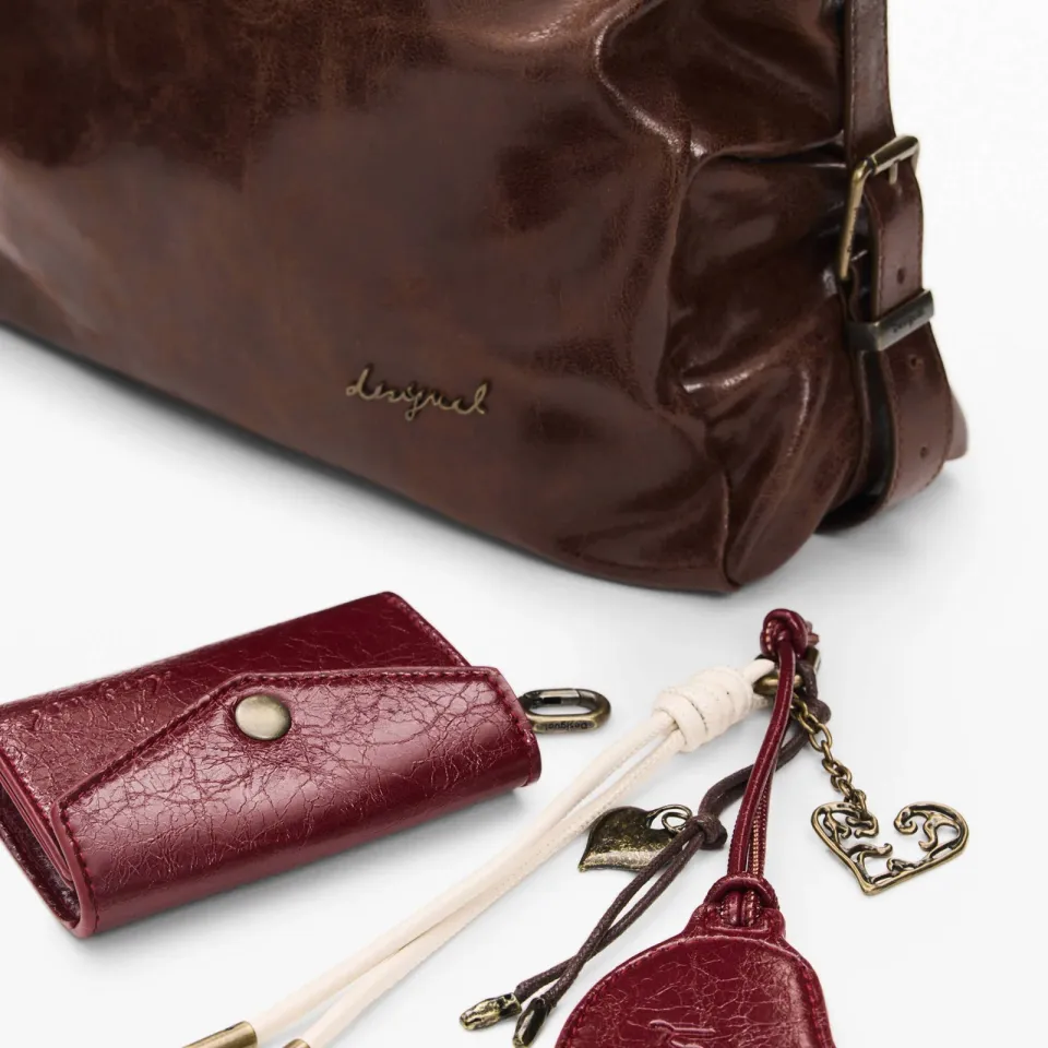 Desigual shopper bruin, foto 6