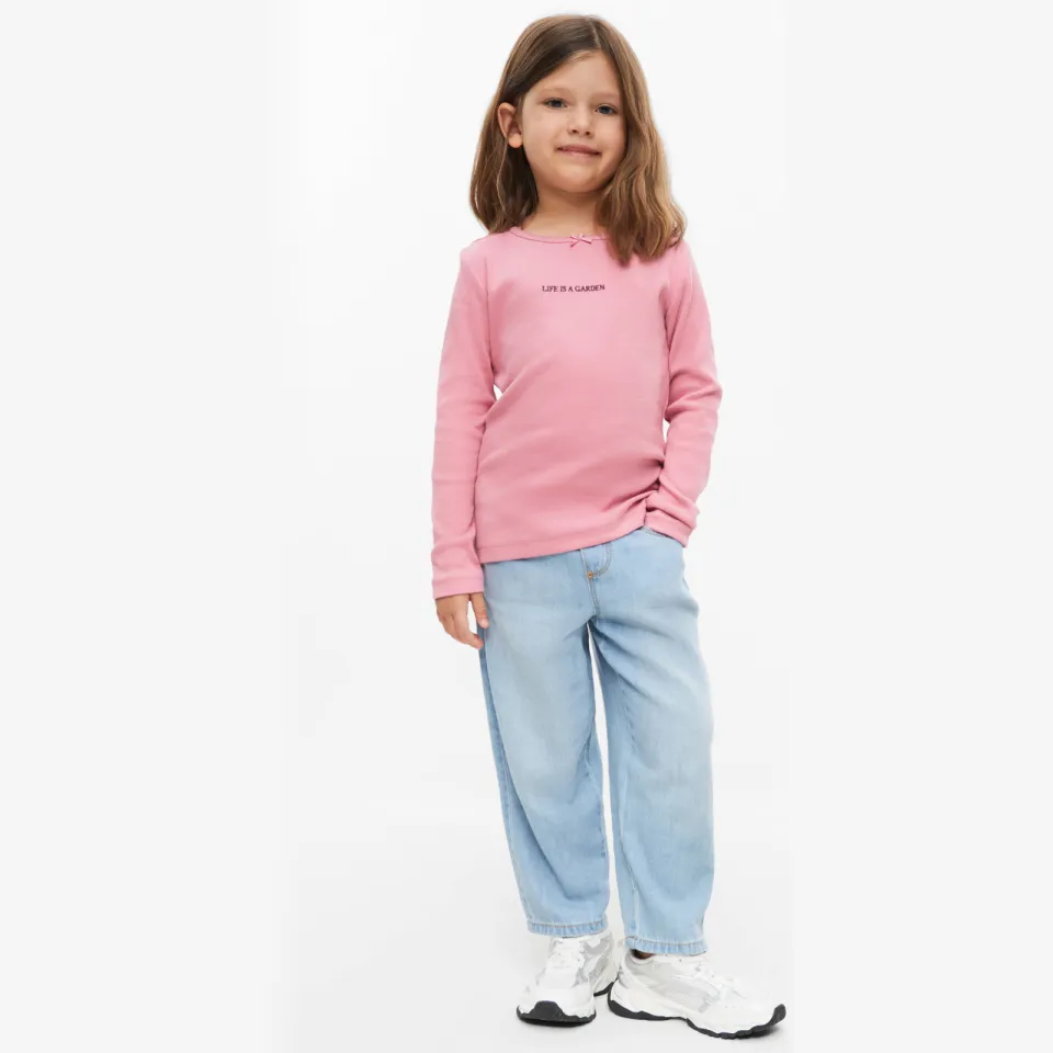 s.Oliver longsleeve met borduursels roze, foto 5