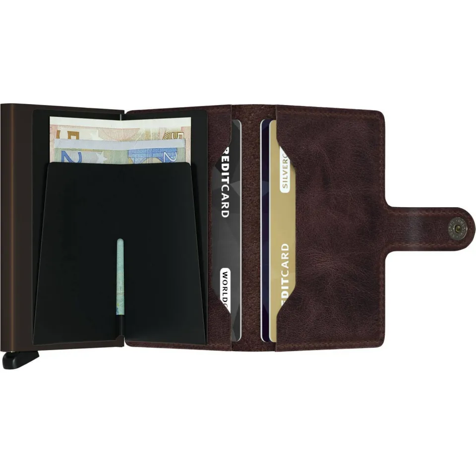 Secrid pasjeshouder Miniwallet Vintage donkerbruin, foto 2