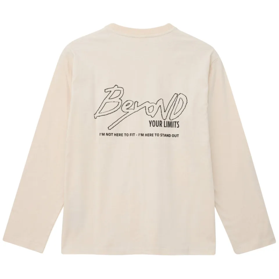 S.Oliver longsleeve met backprint beige, foto 3