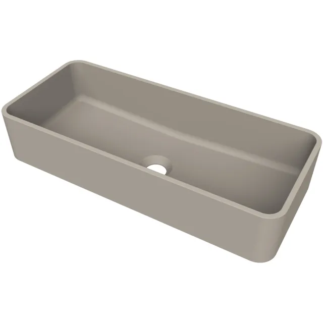 Arcqua Case Opbouw Waskom Rechthoek 60x26 Mat Klei