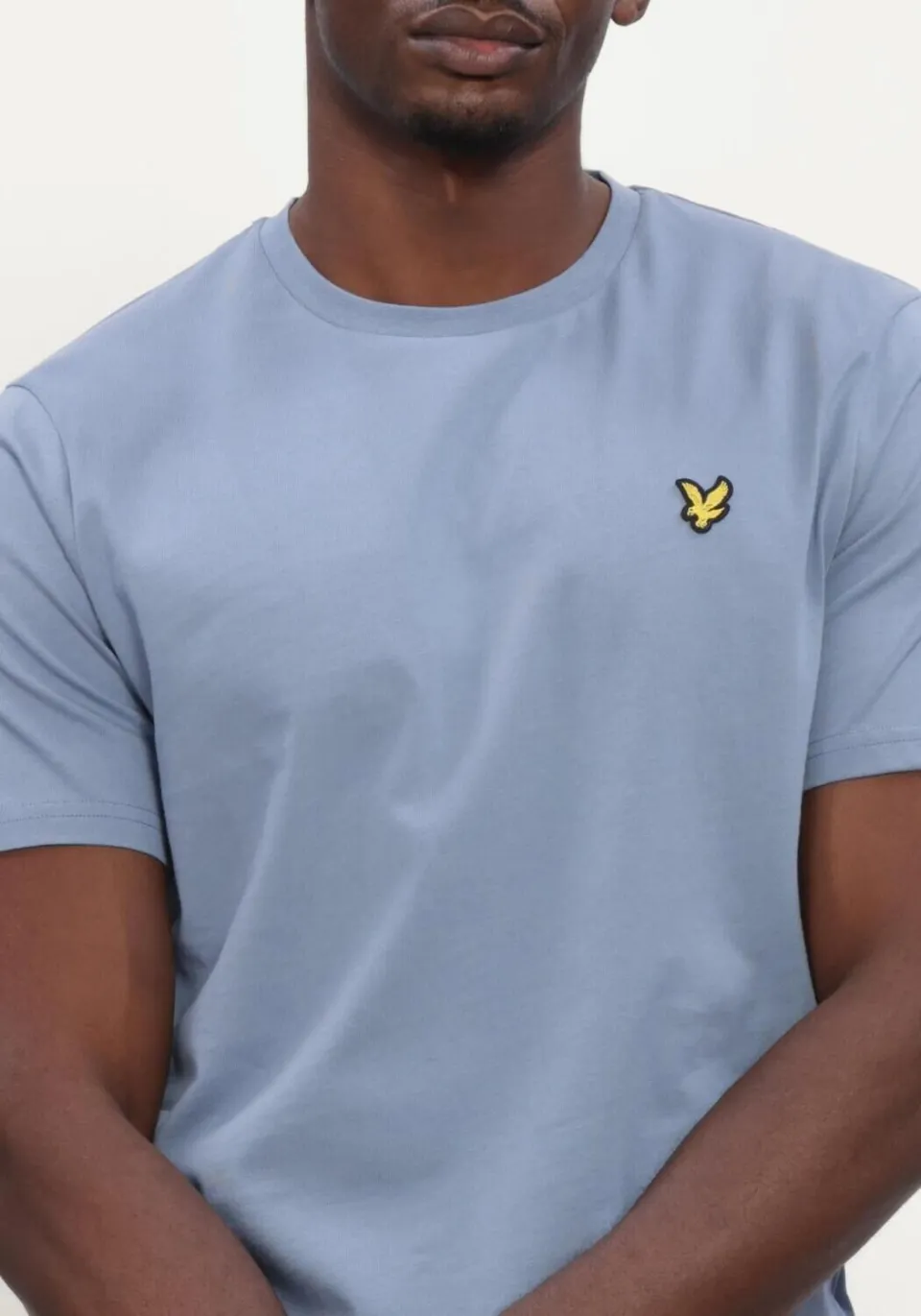 Lyle & Scott Heren Polo's & T-shirts Plain T-shirt - Lichtblauw, foto 4