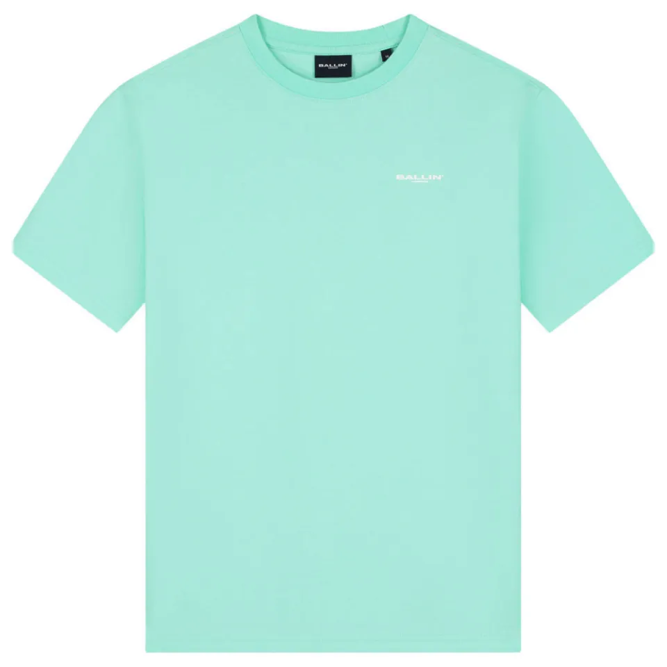 Ballin T-shirt met backprint mintgroen, foto 2