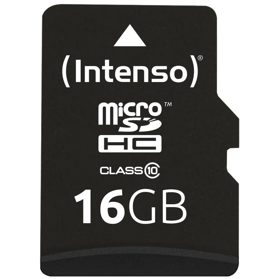 Intenso microSDHC 16GB Class 10 geheugenkaart zwart, foto 2