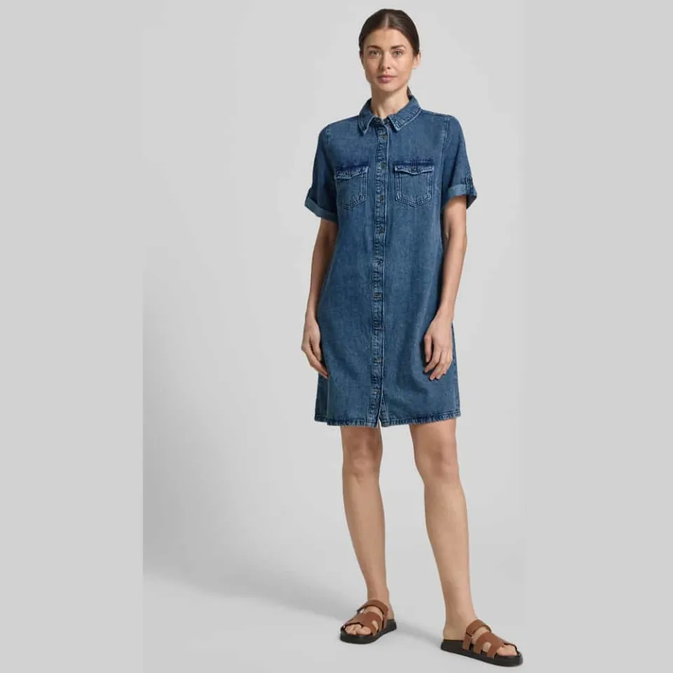 Vero Moda VMJENNIE spijkerjurk medium blue denim, foto 5
