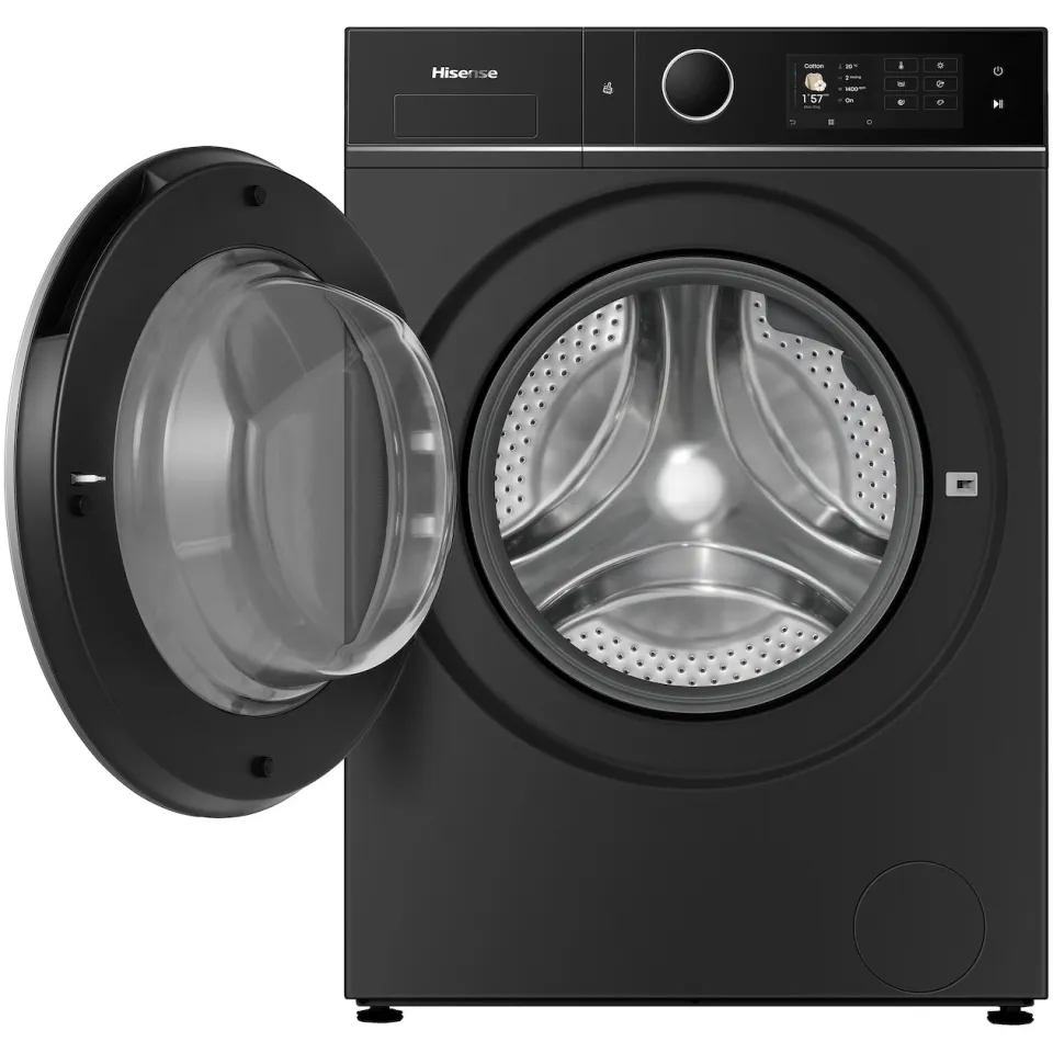 Hisense WD5I1245BBRH/BL was-droogcombinatie zwart, foto 4