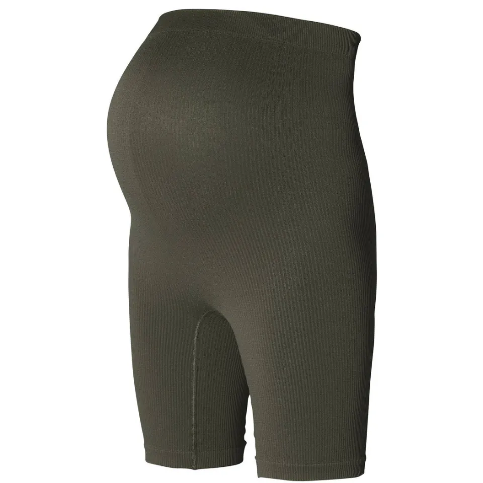Noppies Nais maternity skinny biker short olijfgroen, foto 2