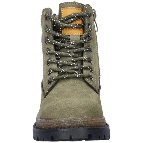 Nelson Kids enkelboots met profielzool - kaki, foto 4