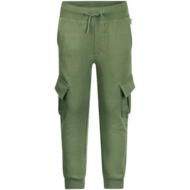 Koko Noko regular waist cargobroek olijfgroen, foto 2
