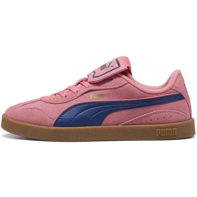 Puma Club Azura SD suèdelook sneakers - roze/kobaltblauw, foto 2