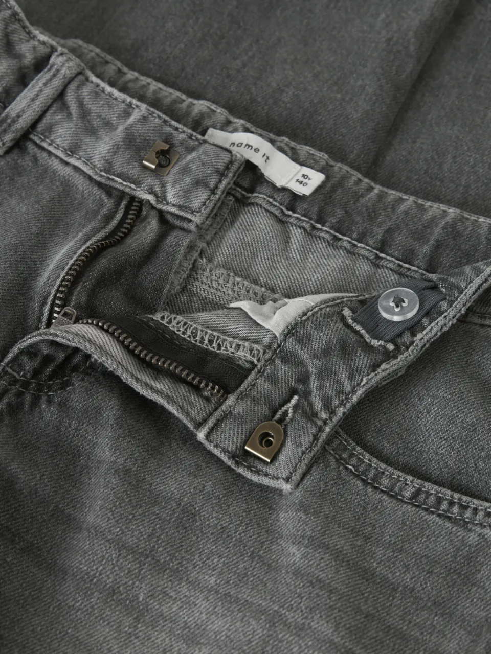 NAME IT KIDS wide leg jeans NKFROSE grey denim, foto 5