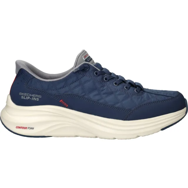 Skechers Contour Foam Cozy Fit lage sneakers blauw