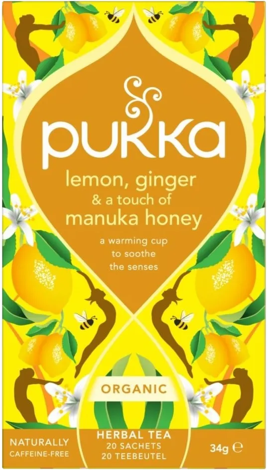 Pukka Lemon Ginger & Manuka Honey thee