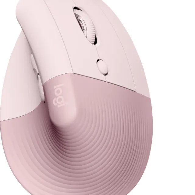 Logitech Lift Verticale Ergonomische Muis Roze