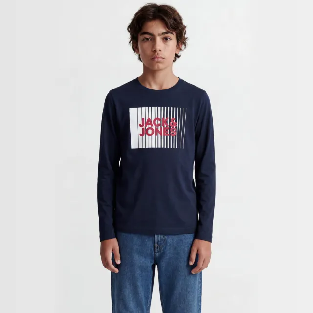 Jack & Jones Junior JJECORP longsleeve donkerblauw Navy Blazer