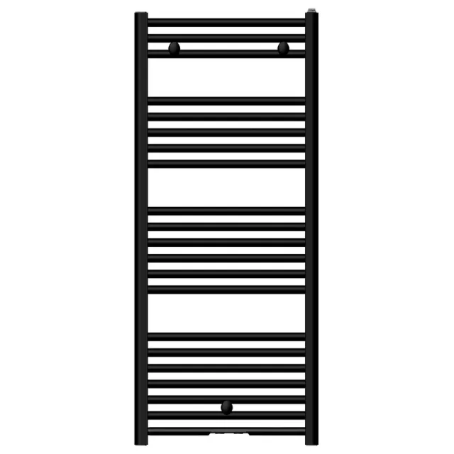 Go by Van Marcke Handdoekradiator Van Marcke Basic 120/050 115.4x50 cm 506W Mat Zwart