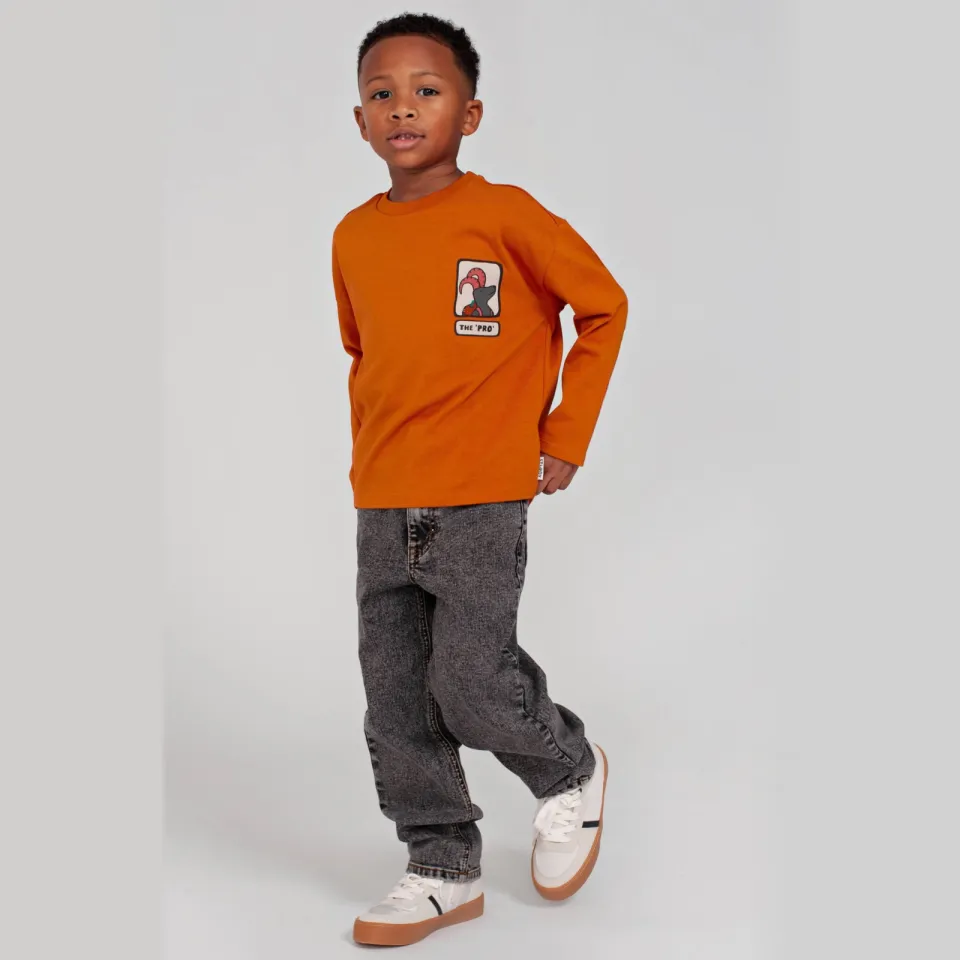 Sturdy loose fit jeans Winter Denims Grey denim, foto 4