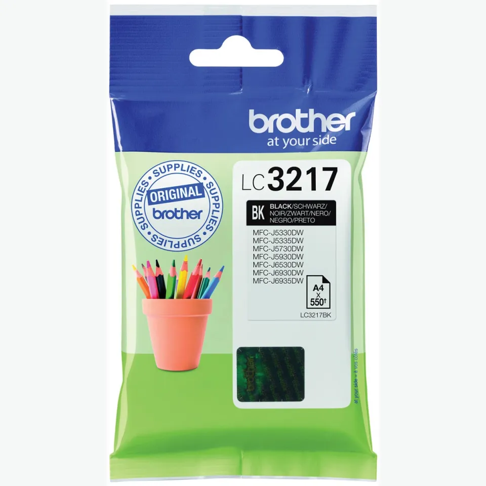 Brother LC-3217BK inktcartridge zwart