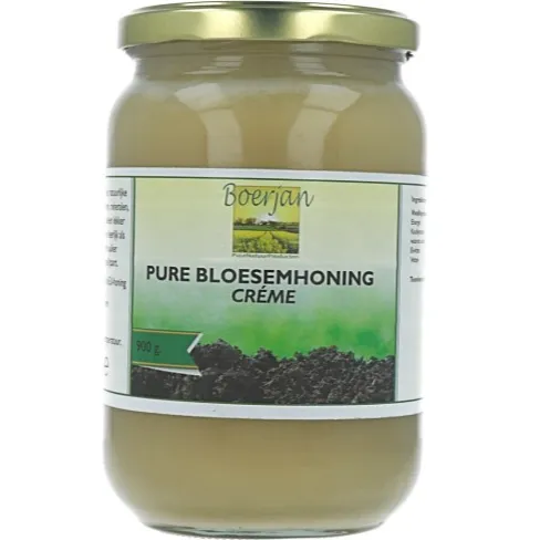 Boerjan Pure Bloesemhoning Crème honing