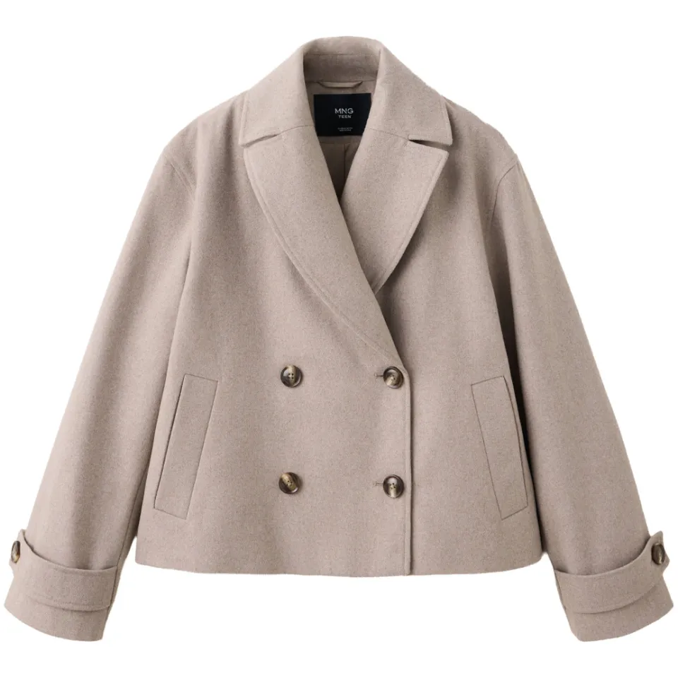 Mango Teen trenchcoat lichtbruin, foto 2