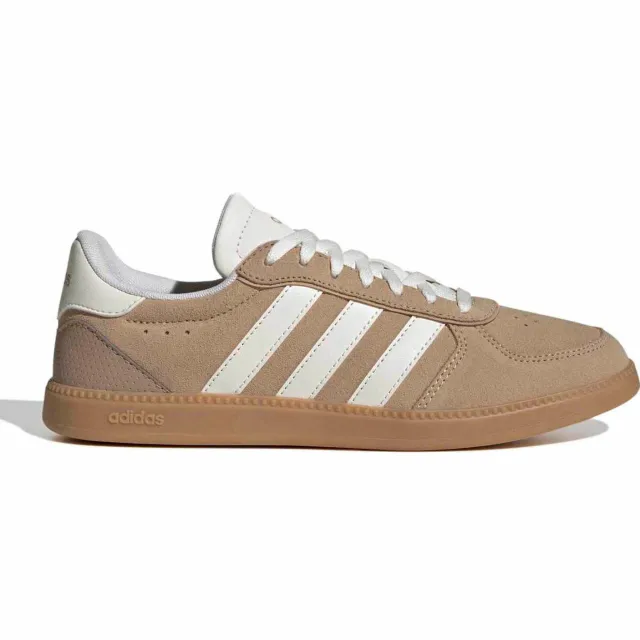 Adidas Breaknet Sleek Suede beige-wit