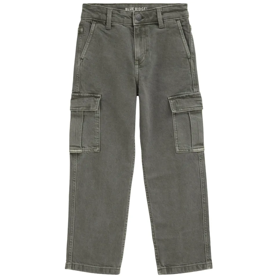 WE Fashion Blue Ridge cargobroek grijsgroen, foto 2