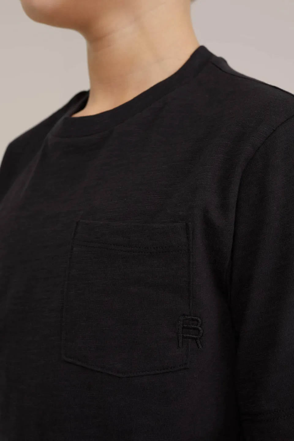 WE Fashion Blue Ridge T-shirt zwart, foto 6