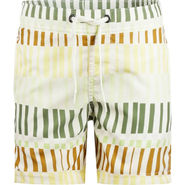 Koko Noko zwemshort gestreept groen/geel/oranje, foto 2