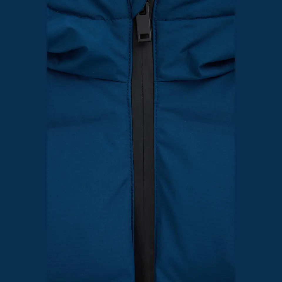 WE Fashion gewatteerde winterjas blauw, foto 7