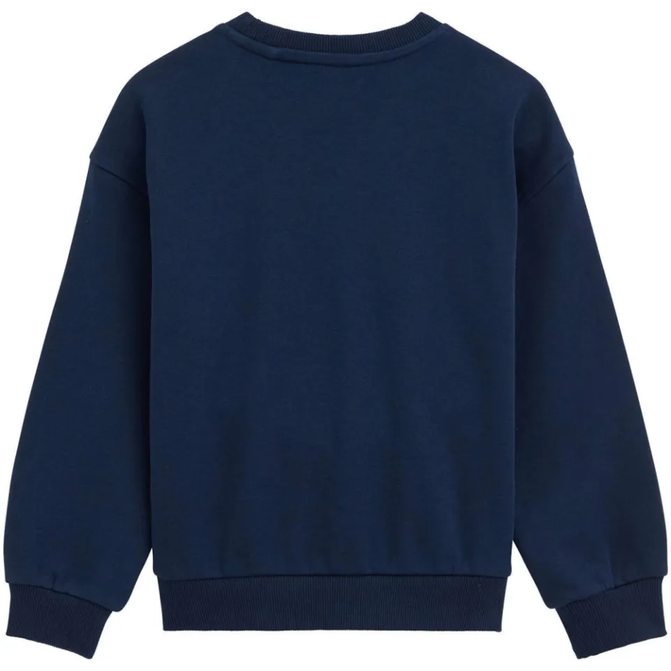 WE Fashion sweater met print - donkerblauw, foto 4