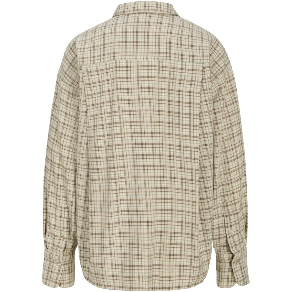 JJXX GIRL JXJAMIE geruite blouse beige bruin, foto 4