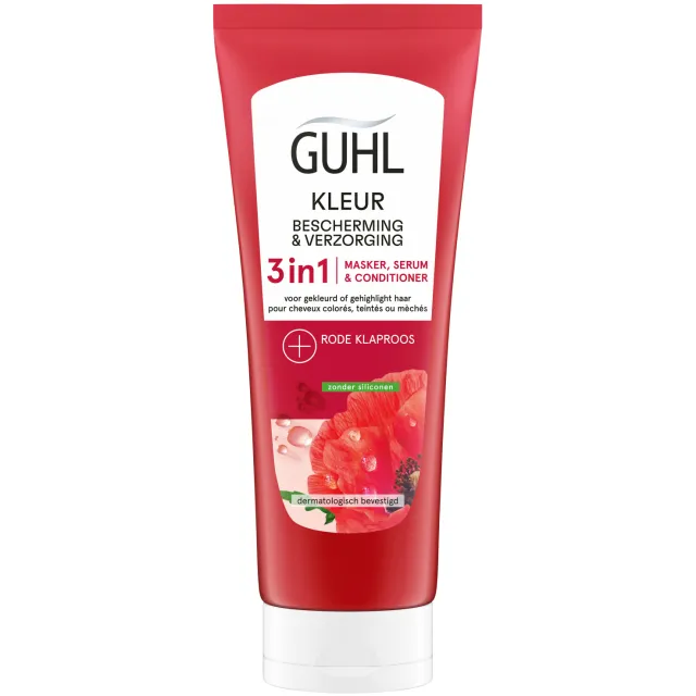 Guhl Kleur bescherming & verzorging 3-in-1 conditioner rode klaproos