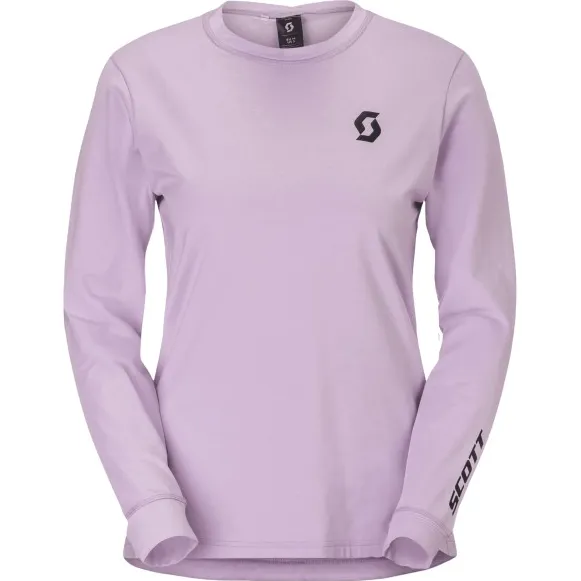 Scott Vertic Pro Mid fietsshirt lange mouwen purper