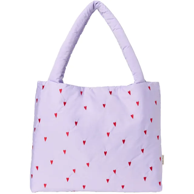 Studio Noos Puffy Hearts Mom Bag luiertas paars