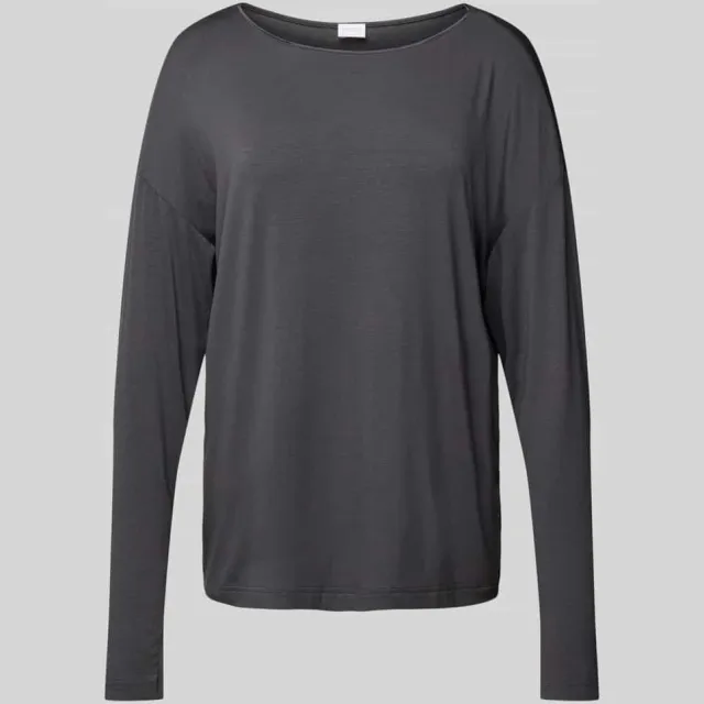 Mey Oversized shirt met lange mouwen en ronde hals grijs, foto 2
