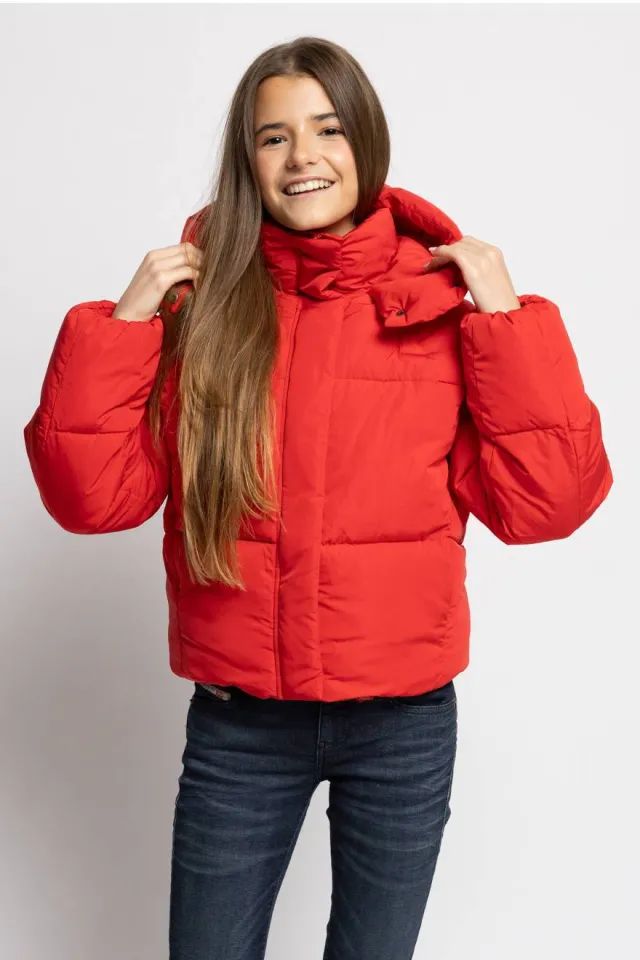 LOOXS 10sixteen quilted winterjas rood
